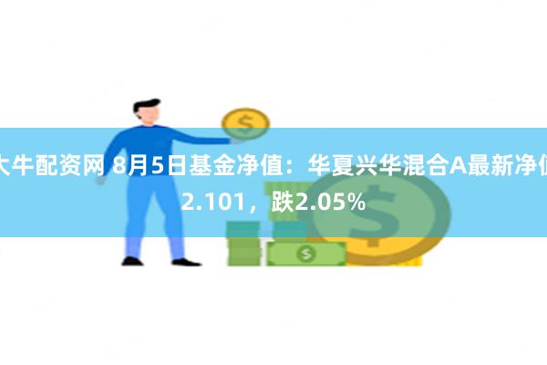 大牛配资网 8月5日基金净值：华夏兴华混合A最新净值2.101，跌2.05%