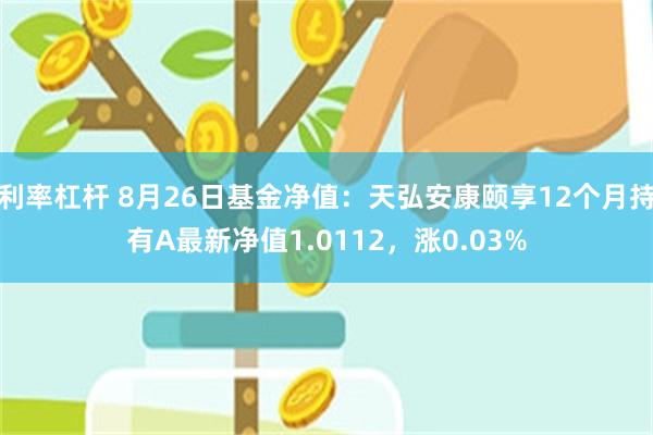 利率杠杆 8月26日基金净值：天弘安康颐享12个月持有A最新净值1.0112，涨0.03%