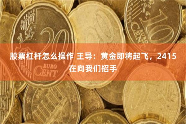 股票杠杆怎么操作 王导：黄金即将起飞，2415在向我们招