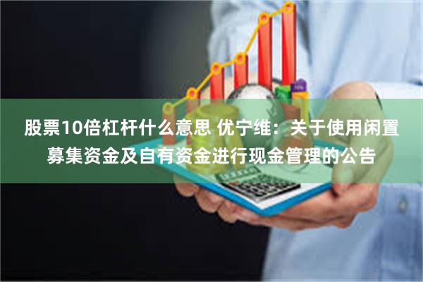 股票10倍杠杆什么意思 优宁维：关于使用闲置募集资金及自有资金进行现金管理的公告